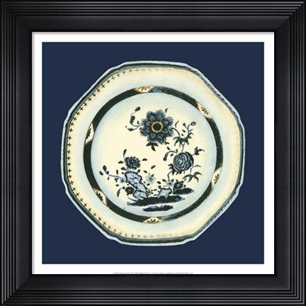 Framed Porcelain Plate II Print