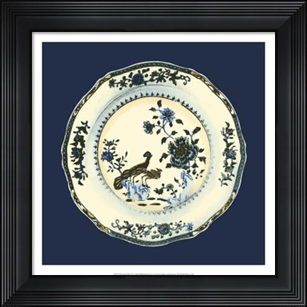 Framed Porcelain Plate IV Print