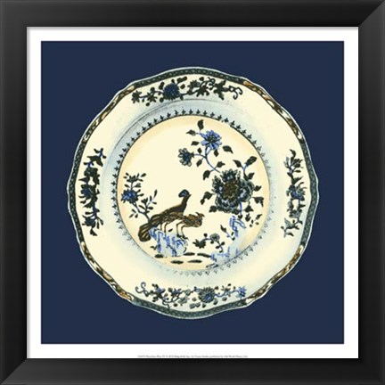 Framed Porcelain Plate IV Print