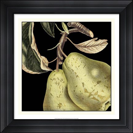Framed Dramatic Pear Print