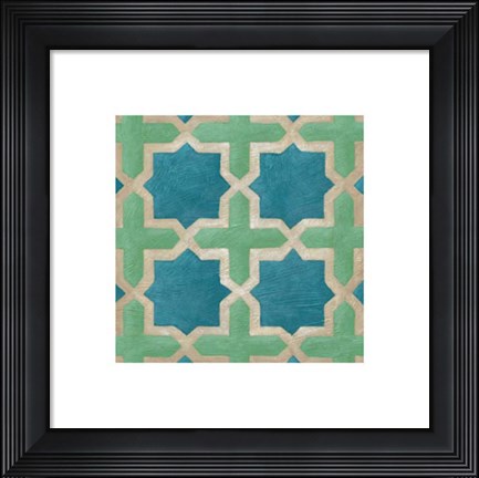 Framed Brilliant Symmetry I Print