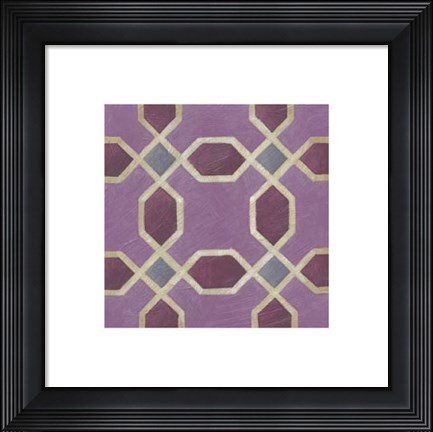 Framed Brilliant Symmetry V Print