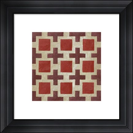 Framed Brilliant Symmetry IX Print