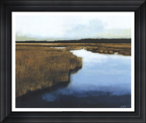 Framed Wet Lands I Print