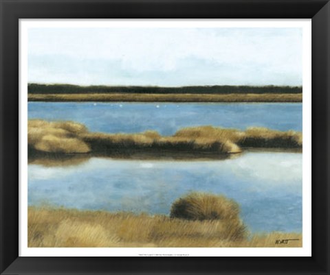 Framed Wet Lands II Print