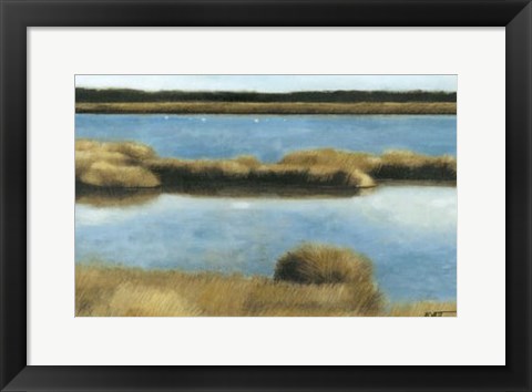 Framed Wet Lands II Print