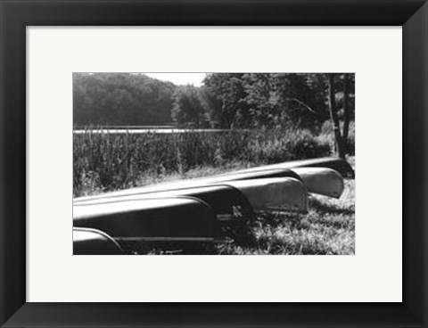 Framed Lake Living II Print