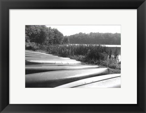 Framed Lake Living III Print