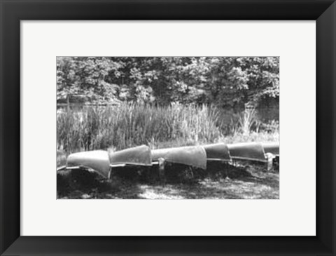 Framed Lake Living IV Print