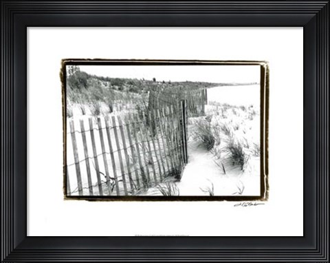 Framed Beach Scape I Print