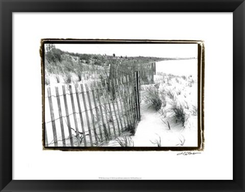 Framed Beach Scape I Print