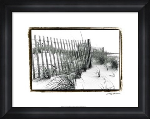 Framed Beach Scape III Print