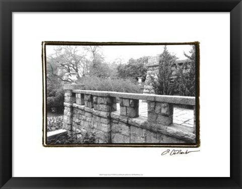 Framed Garden Grace I Print