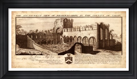 Framed View of Bildewas-Abbey Print
