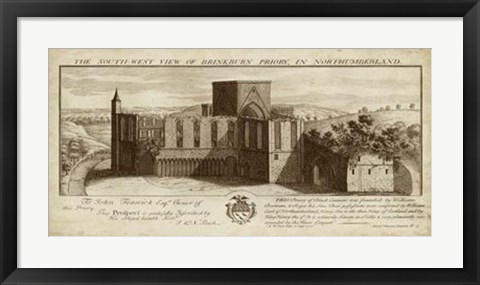 Framed View of Brinkburn Priory Print