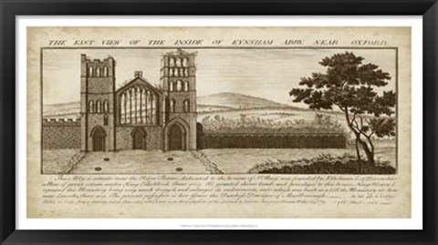 Framed View of Eynsham Abbey Print