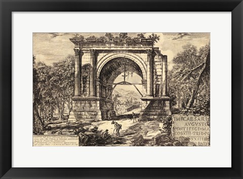 Framed Vintage Roman Ruins II Print