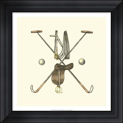 Framed Polo Saddle Print