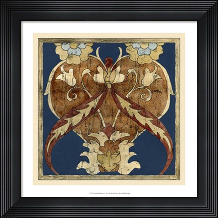 Framed Vintage Woodblock I Print