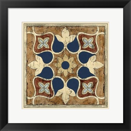 Framed Vintage Woodblock II Print
