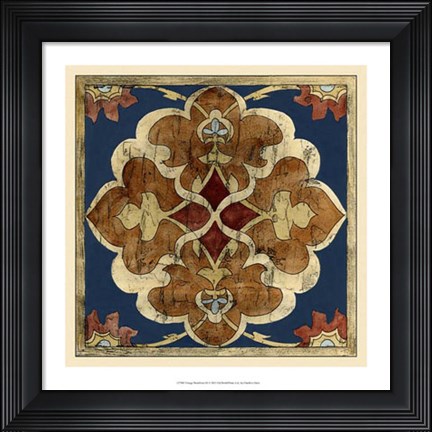 Framed Vintage Woodblock III Print