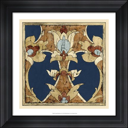 Framed Vintage Woodblock IV Print