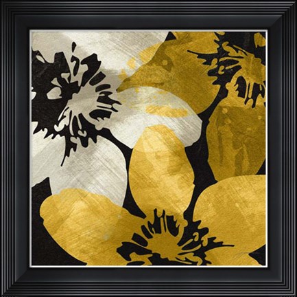 Framed Bloomer Tile IX Print