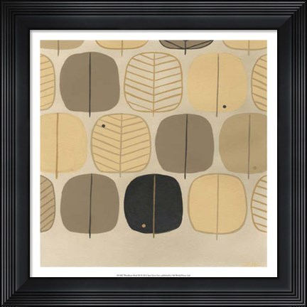 Framed Woodland Motif III Print