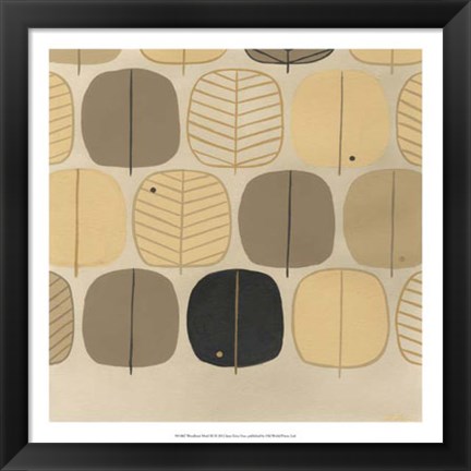 Framed Woodland Motif III Print