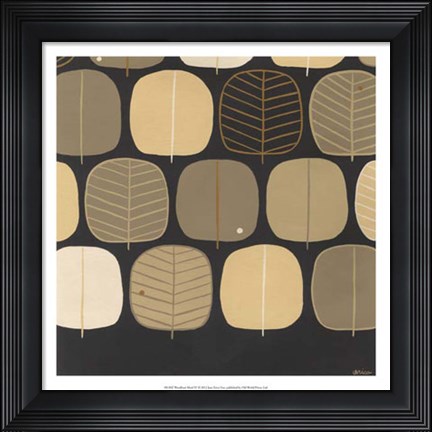 Framed Woodland Motif IV Print