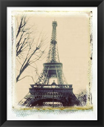 Framed Eiffel View III Print