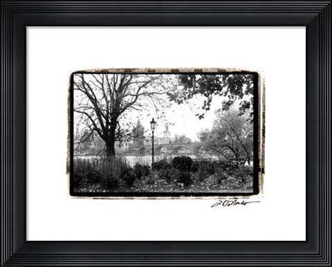 Framed Early Morning Riverwalk Print