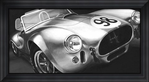 Framed Vintage Racing I Print