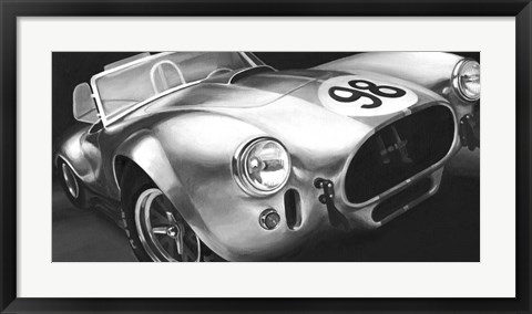 Framed Vintage Racing I Print