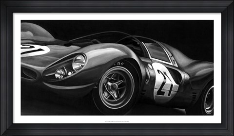 Framed Vintage Racing II Print
