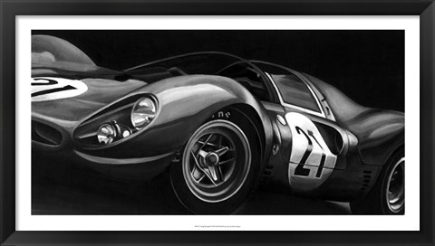 Framed Vintage Racing II Print