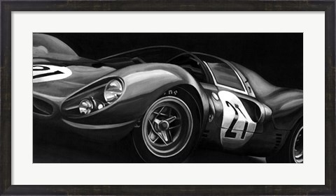 Framed Vintage Racing II Print