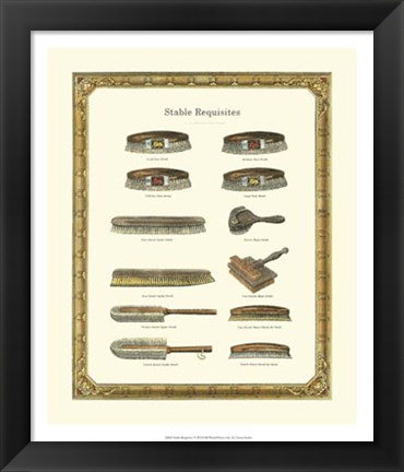 Framed Stable Requisites Print