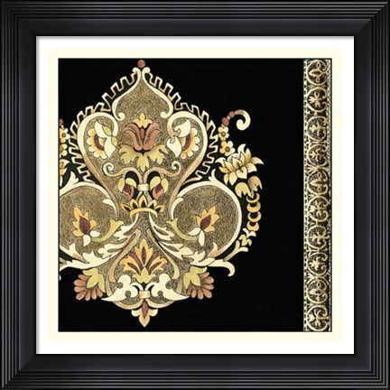 Framed Regal Adornment II Print