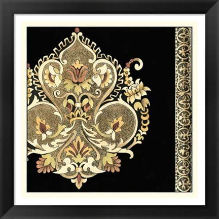 Framed Regal Adornment II Print