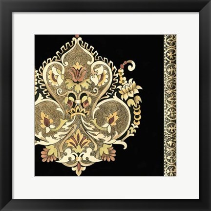 Framed Regal Adornment II Print