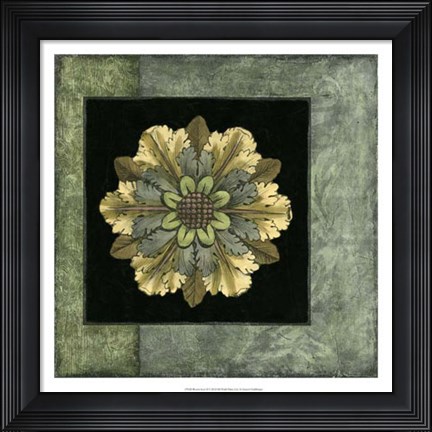 Framed Rosette Inset II Print