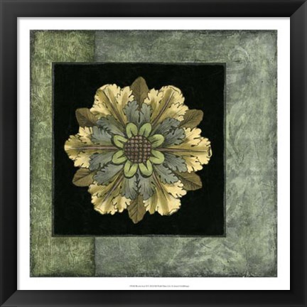 Framed Rosette Inset II Print