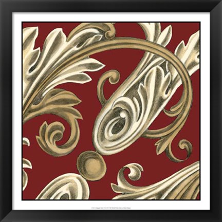 Framed Elegant Motif I Print