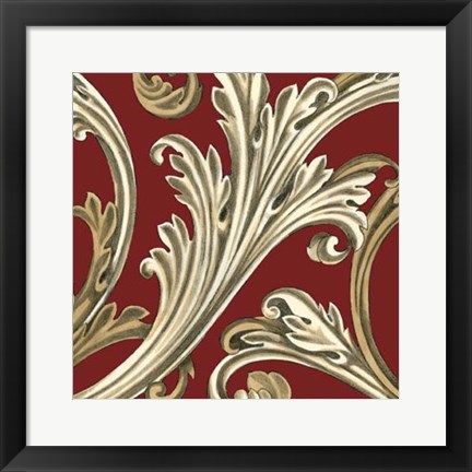 Framed Elegant Motif II Print