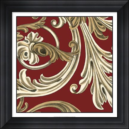 Framed Elegant Motif III Print