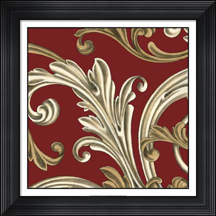 Framed Elegant Motif IV Print