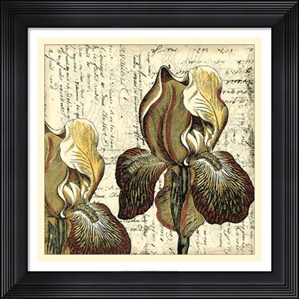 Framed Vintage Composition III Print