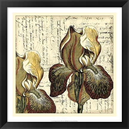 Framed Vintage Composition III Print