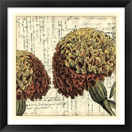 Framed Vintage Composition IV Print